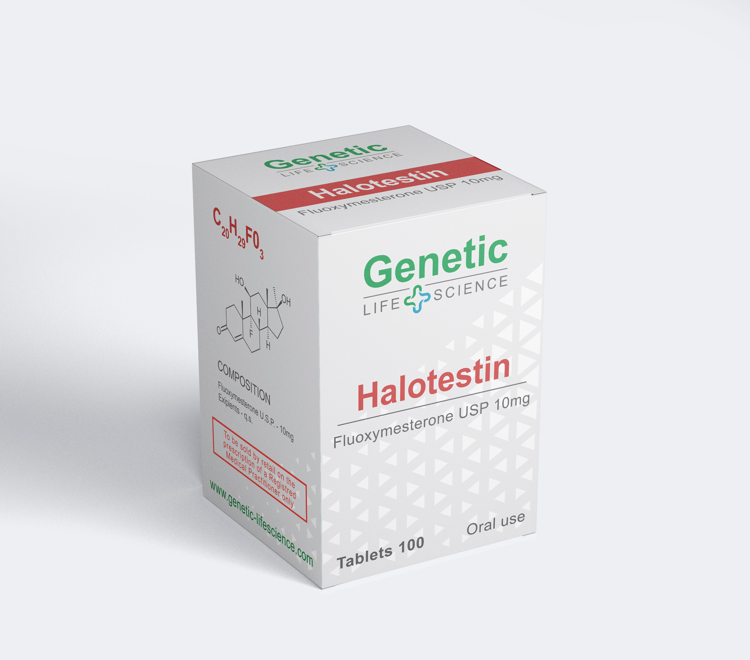 Halotestin (Fluoxymesterone) — 10mg × 50 tabs Oraal lab getest flacon 10mg Capsule
