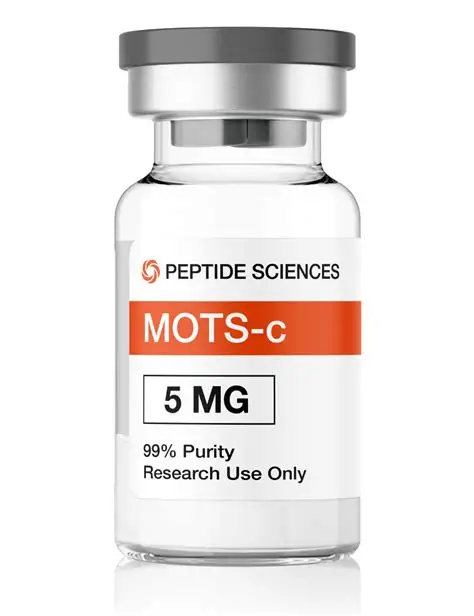 MOTS-c (Mitochondriaal Peptide) — 10mg Metabolismo y Pérdida de Peso probado en laboratorio vial 10mg Lyophilized Powder