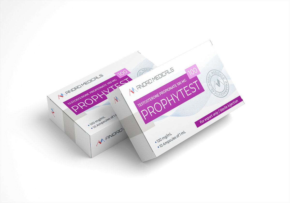 Prophytest 100 — Testosterone Propionate 100mg/ml × 10 × 1ml amp. Injecteerbaar lab getest flacon 100mg/ml Injecteerbaar